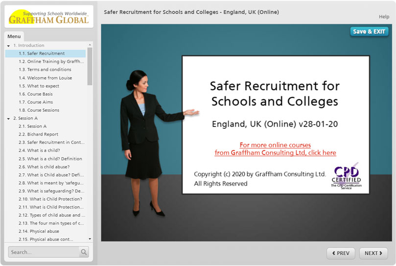 Online Safer Recruitment For Schools And Colleges Education