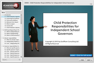 Online - Child Protection Responsibilities for Independent School Governors